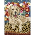 thumbnail image 2 of Vitaletti, Carolee 25x32 Gold Ornate Wood Framed with Double Matting Museum Art Print Titled - Golden Boy Retriever, 2 of 4