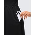 thumbnail image 6 of CRZ YOGA V Neck Maxi Casual Tank Dress Outfits For Women, 6 of 6