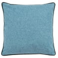 thumbnail image 2 of SAFAVIEH Edeline Solid Pillow, 18" x 18", Blue, 2 of 4
