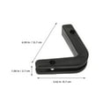 thumbnail image 2 of WRITWAA 6Pcs Black Plastic Barbell Hooks for Wall Mount Storage Fit Squat Bench Barbell Racks, 2 of 8