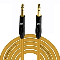 Coluber Cable Balanced TRS Cable 1/4 Male to Male Connector 10ft - 6.35mm