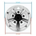 thumbnail image 6 of 4Pcs Golf Cart Hubcaps,8 Inch Chrome Hub Caps,Shiny Wheel Covers Hubcaps for ,,Club Car, 6 of 6