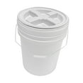 thumbnail image 1 of Luzkey 20L Bucket Pail Holder Stackable Versatile with Screw Lid Storage Container for Home Fishing Water Cleaning Flour Car Washing, 1 of 8