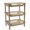 Khaki Flash Dealsl, variant on OEFNTAC Shelves Storage Shelves Storage Rack Rectangular Three-layer Kitchen Bathroom Plastic Storage Rack Floor Standing Rack