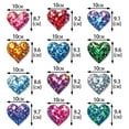 thumbnail image 3 of Romantic Heart Hanging Decor Set of 12, Valentine's Day Home & Party Decorations, Heart-shaped Pendants for Wall Door Wedding Gift Decor, 3 of 5