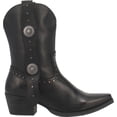 thumbnail image 2 of Dingo Women's True West Leather Western Fashion Boot Snip Toe Black 8 M  US, 2 of 6