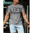 thumbnail image 3 of Gymish Workout Funny Mens Shirt, Lift-O'Clock, Lifting Gift T-Shirt, 3 of 7
