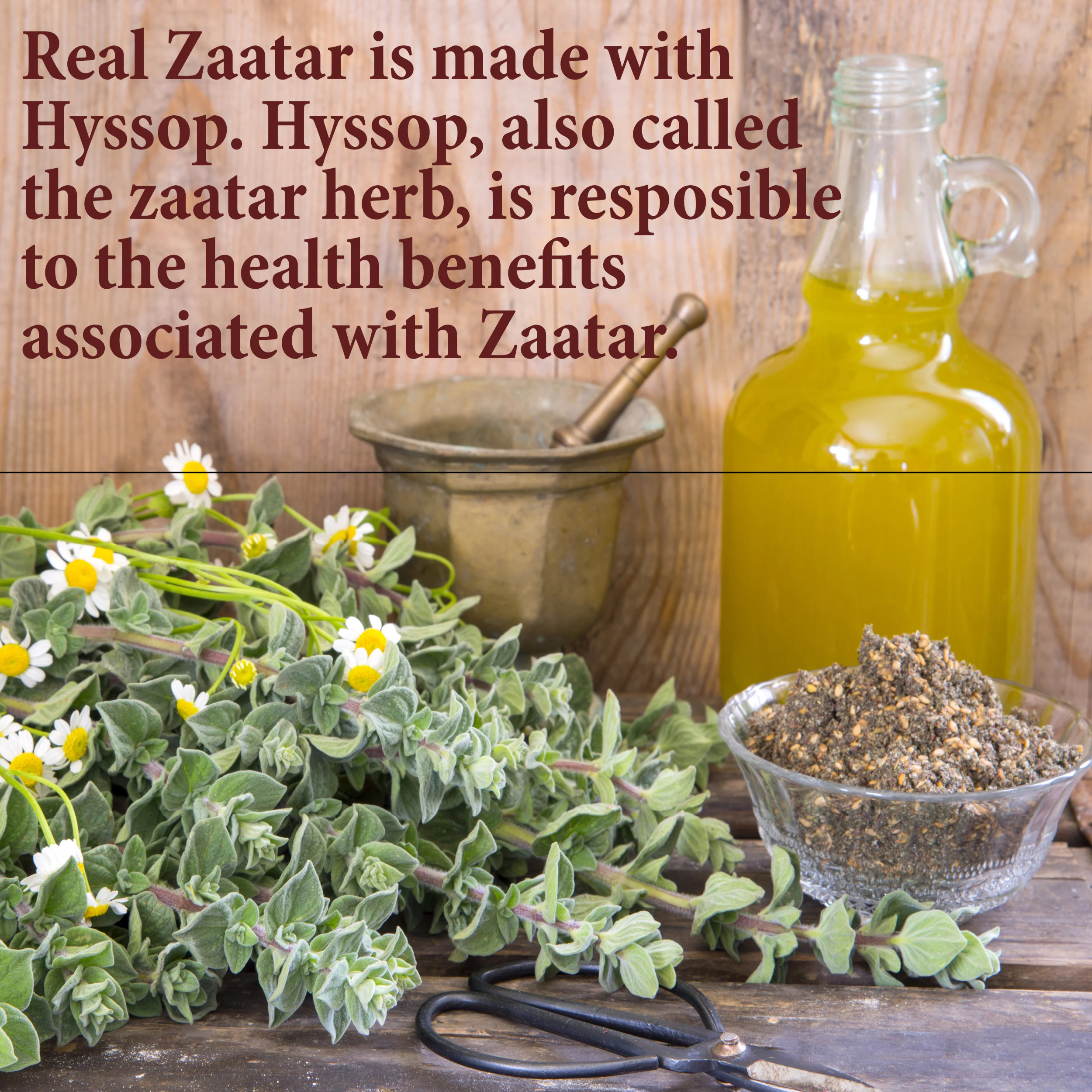 The Spice Way Real Zaatar - Middle Eastern Spice Blend – All Natural with Hyssop and Sumac - 4 oz. - image 3 of 8