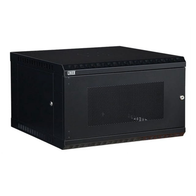 Kendall Howard LINIER - Cabinet - wall mountable - black - 6U - 19"
