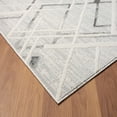 thumbnail image 3 of Woven Trends Xazrion Area Rug 775 41572 Amara Ivory, 10' x 13' Abstract – Machine Made Polyester Indoor Rug with Contemporary Texture Design for Living Room, Bedroom, Dining & Office Spaces Carpet, 3 of 4