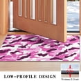 thumbnail image 3 of Purple Pink Camo Classic Shapes Pattern Door Rugs,Washable Non Slip Door Mats Indoor,Decorative Door Mats,Entry Mat Indoor for Entrance,Bedroom,Kitchen,Bathroom,17"x30", 3 of 6