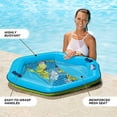 thumbnail image 5 of Aqua-Leisure Supreme Multi-Position Hex Pool Lounge and Chair, Luxury Fabric, Blue Fern, 5 of 5