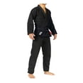 thumbnail image 2 of FUJI All-Around Brazilian Style Jiu Jitsu Uniform, Black (Black Lettering), Size A4, 2 of 6