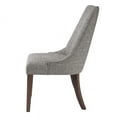 thumbnail image 4 of Uttermost Daxton Contemporary Wood and Fabric Armless Chair in Dark Walnut, 4 of 10