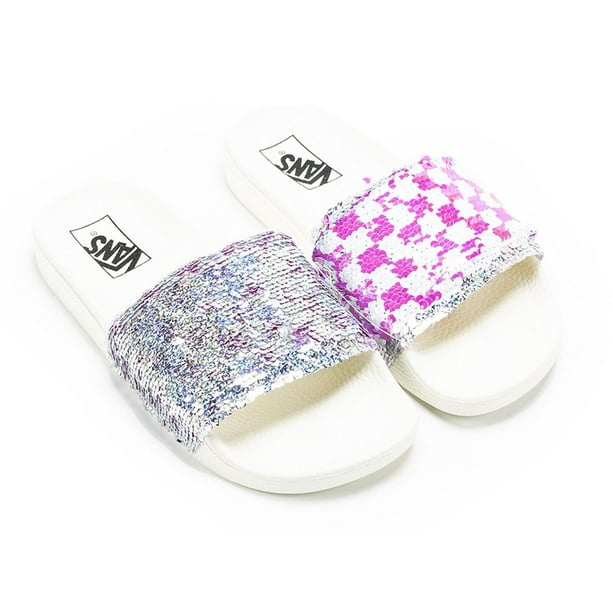 Vans Vans Slide On Flip Flops ((Flipping Sequins) Women/Adult Shoe