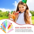 thumbnail image 3 of SEWCHICS 12Set Kids Kazoo Toy Sound Amplification Musical Accompaniment Assorted Color, 3 of 5