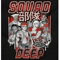 thumbnail image 2 of Kanji Street Fighter Squad Deep Men's Graphic T Shirt Tees Brisco Brands S, 2 of 4
