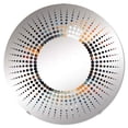 thumbnail image 2 of Designart "Captivating Storm Visuals I" Storms Starburst Round Wall Mirror - Landscapes Oval Printed Decorative Mirror - Multiple Color Options, 2 of 5