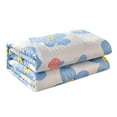 thumbnail image 2 of Bowayaoa Washed Conditioned Summer Cool Quilt, Lightweight Thin Quilt Breathable Soft Polyester Core for Hot Nights, Machine Washable Summer Bedding, 2 of 9