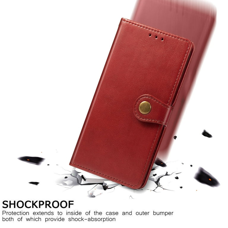ZONNAVI Cover per Samsung Galaxy S8, Flip Custodia Pelle PU con [Slot Cart] [Supporto Stand] [Magnetica], Cover a Libro Portafoglio per Samsung Galaxy S8 (Marrone