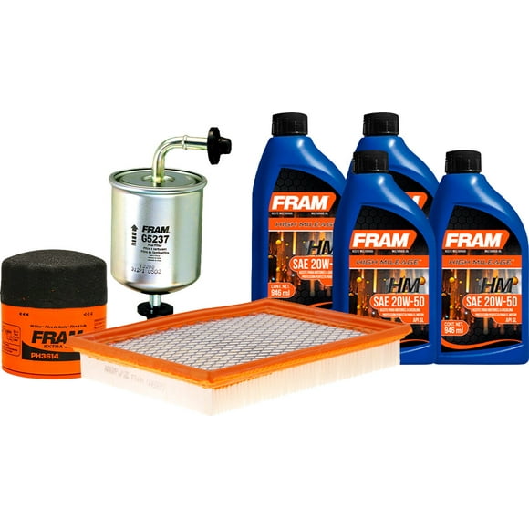 Kit De Aceite Mineral 20W50 Compatible con Kit De Afinación Sin Bujías Nissan Tsuru L4 1.6L del 1995 al 2012