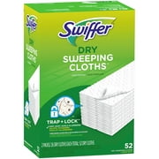 Swiffer Sweeper Dry Sweeping Microfiber Pads, Unscented, 52/PacK (2728764) | Staples