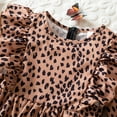 thumbnail image 5 of Jamsmile Toddler Girls Dress Spring Autumn Leopard Print Girls Ruffles Long Sleeve Party Gown Dresses Girls Princess Sundress, 5 of 9