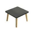 thumbnail image 2 of Square Coffee Table Modern Wooden Side Table Compact Accent Table Multi-Purpose Furniture for Living Room Bedroom Balcony Tea Table Minimalist Home Decor Furniture Piece, 2 of 5