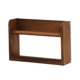 thumbnail image 2 of Estantería flotante de madera sencilla de pared para apartamento, oficina y sala de estar. Marrón 40CMX12CMX20CM, 2 of 9