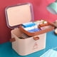 thumbnail image 3 of Suministros para el hogar, botiquín pequeño para el hogar, botiquín de estilo nórdico, caja de almacenamiento grande de plástico, botiquín portátil, 3 of 5