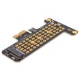 thumbnail image 4 of NVMe M.2 To PCIE X1 Riser Card, Black Colour Aluminum Heat Transfer Design 16X Slot Half Height Baffle PCI Express 3.0 Expansion Card  For Win For OS X, 4 of 8