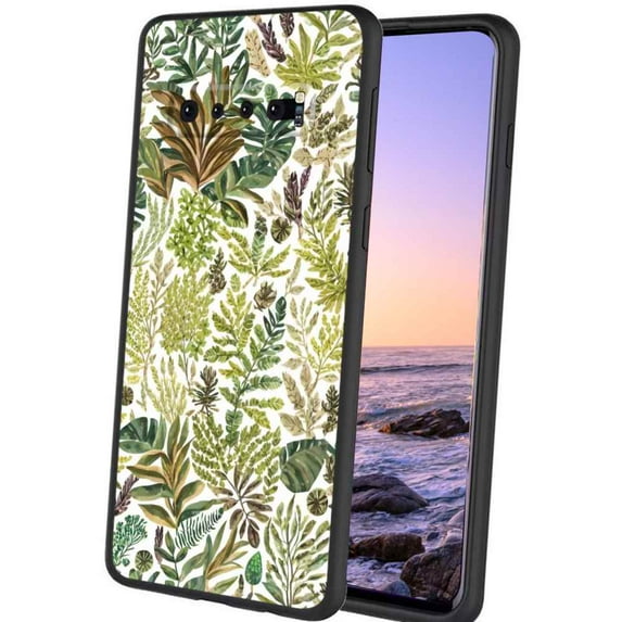 Botanical-magical-forest-nature-6 Phone Case, Degined for Samsung Galaxy S10+ Plus Case Men Women, Flexible Silicone Shockproof Case for Samsung Galaxy S10+ Plus