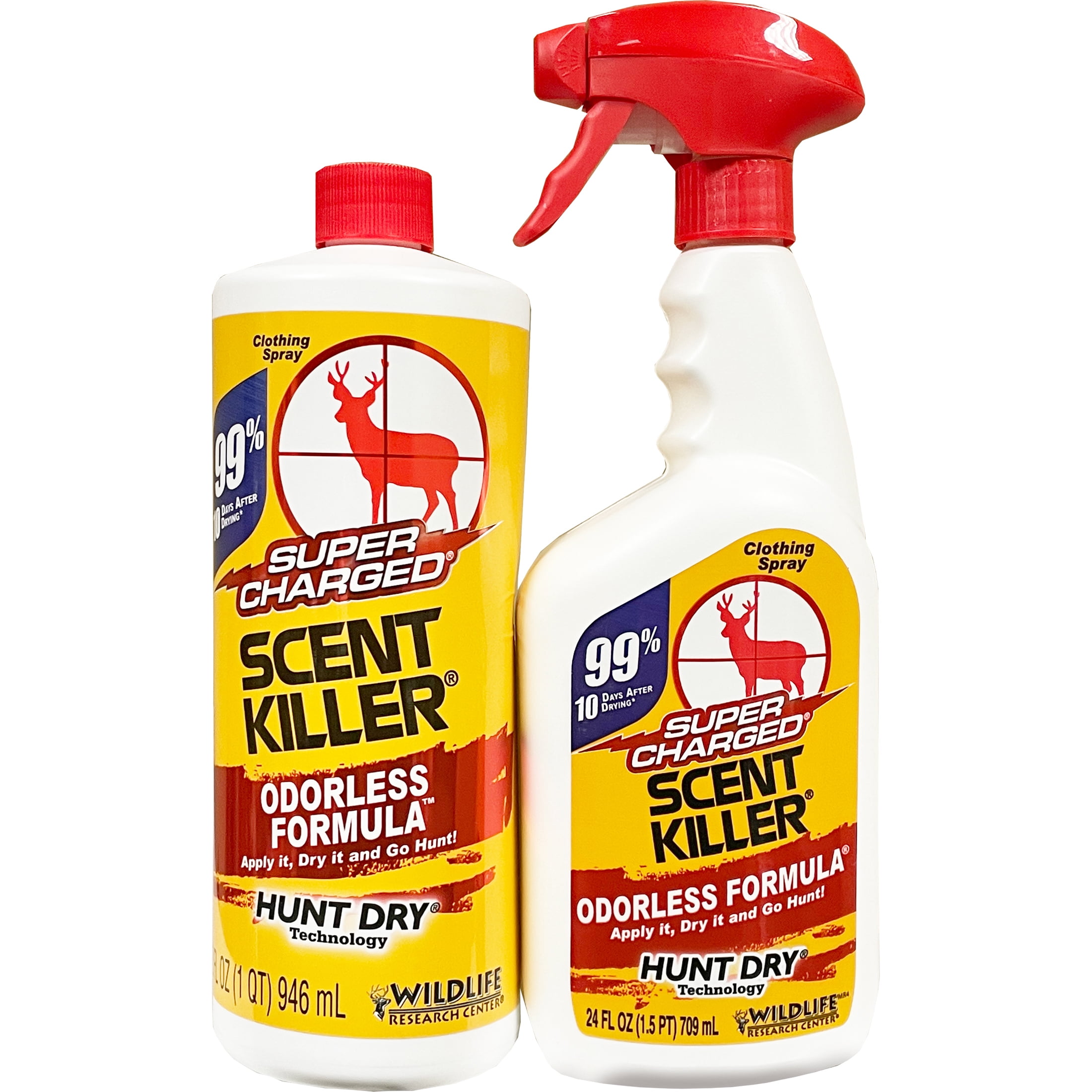 Wildlife Research Super Charged Scent Killer Spray 56 fl oz Combo