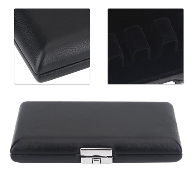 Bassoon Reed Storage Case - Wood Construction, Lightweight and Durable, Waterproof PU Leather Cover, Soft Inner Pad, Secure Buckle Closure