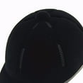thumbnail image 3 of Sonducket Casco de montar Niños Ecuestre Protección multicolor Carcasa dura Absorción de golpes Protector de cabeza Cascos de caballero Ciclismo Negro oscuro, 3 of 6