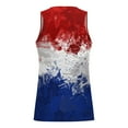thumbnail image 4 of Mens Workout Tank Top Undershirt Independence Day USA Flag Tops 4th of July Tank Shirts Gym Athletic Fitness Sports Workout Sleeveless T-Shirts, 4 of 4