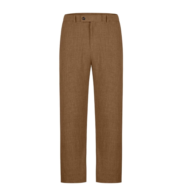 GuangCheng George Mens Slim Fit Dress Pants,Line Blend,Stretch,Twill,Casual,Skinny  Dress Trousers,Coffee,Size 2XL - Walmart.com