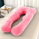 thumbnail image 1 of Xihbxyly Funda de Almohada de Maternidad, Diseño de Terciopelo Cristal Lavable, Costura Doble Extraíble, Excelente Recuperación Elástica, Soporte Cómodo Durante El Embarazo, Ideal para Futuras Mamás,, 1 of 7