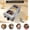3 Tanks, variant on Historyli 1200W 3 Tanks Commercial Food Warmer,Chocolate Tempering Machine with Lid,Stainless Steel Electric Chocolate Melting Pot for Cheese,3 Tanks