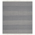 thumbnail image 3 of SAFAVIEH Montauk Karlene Geometric Striped Cotton Area Rug, Ivory/Navy, 6' x 9', 3 of 7