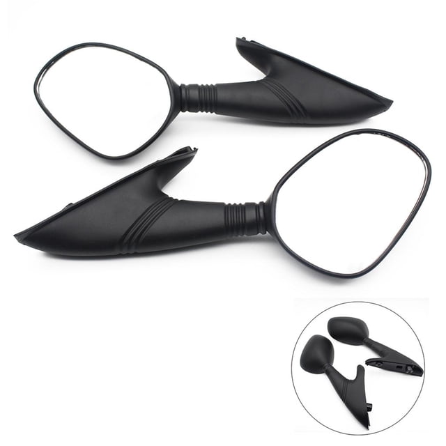 2 piezas de espejos de motocicleta piezas de modificación resistentes a la corrosión reemplazos impermeables a prueba de golpes para 180 DYNWAVEMX espejos laterales de motocicleta