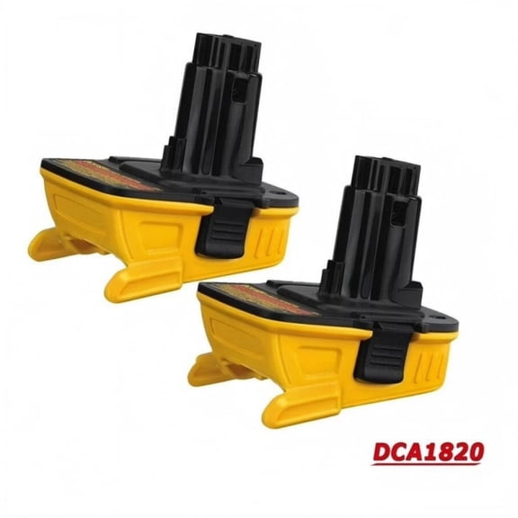 2-Packs Replace DCA1820 Battery Adapter for Dewalt 18V Tools, Convert 20V Max XR Lithium Battery DCB203 to 18V XRP NiCd NiMh Battery DC9098 DC9096