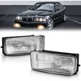 thumbnail image 2 of Winjet Pair Fog Lights For 92-99 BMW E36/M3 3 Series Clear Glass Lens W/H1 55W Replace Clear Lens, 2 of 11