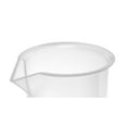 thumbnail image 2 of Plastic Beaker, 25ml - Polypropylene Plastic - Raised Graduations, Tapered Spout - Euro Design - Eisco Labs, 2 of 3