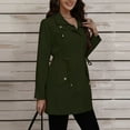 thumbnail image 6 of WTOBBY Women's Fashion New Waist Slimming Hooded Hardshell Jacket for Casual Wear, Stylish and Comfortable Outerwear Top,Army Green S, 6 of 8