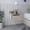 Light Gray, variant on Macadamia finish floating unit / Versatile for home room use