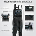 thumbnail image 6 of Calamus WaveWalker Fishing Waders for Men & Women, 100% Waterproof PVC Waders with Slip-Resistant Boots, Tear-Resistant Nylon, 6 of 8