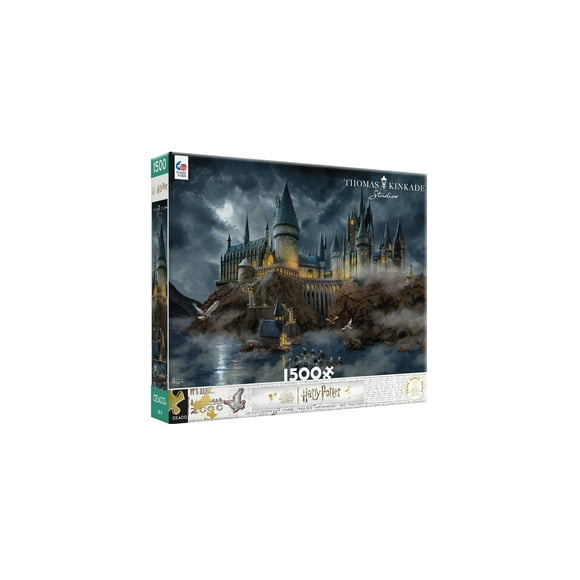 Ceaco Hogwart's Castle (Thomas Kinkade/WB) 1500-Piece Interlocking Jigsaw Puzzle