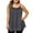 Gray, variant on QUINDOS Tank Tops for Women 2025 Cotton Summer Dark Blue Yoga Fashion Chiffon Sleeveless Vest Ladies Camis Solid Tank Tops Camisoles for Women