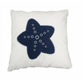 thumbnail image 2 of Old Modern Handicrafts AB003 Oreiller Blanc, Étoile Bleue, 2 of 4